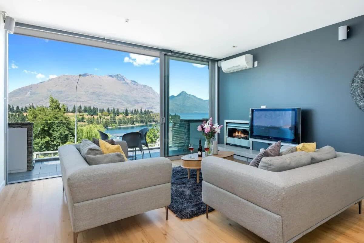 Luxury Lakeview 2 Bedroom Apartment Queenstown Eksteriør billede